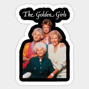 The Colorful Golden Girls Sticker